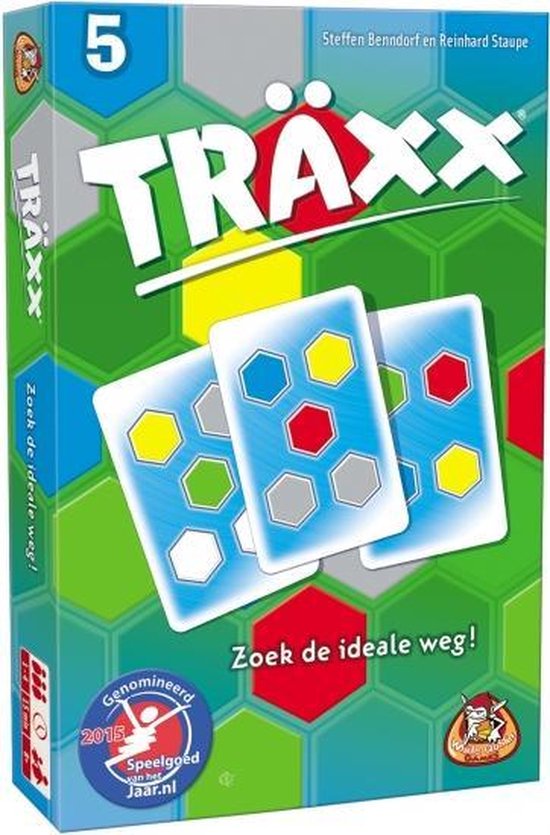 Afbeelding van het spel kaartspel Träxx met schrijfblokken (NL)