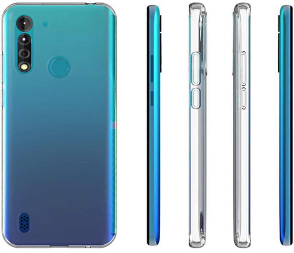 Back Cover Motorola Moto G8 Power Lite TPU Siliconen Hoesje Transparant