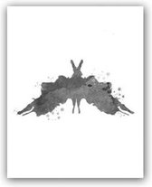 Rook Rorschach Waterverf Print Poster Wall Art Kunst Canvas Printing Op Papier Living Decoratie  LEEP-746