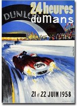 24 Hours Of Le Mans Print Poster Wall Art Kunst Canvas Printing Op Papier Living Decoratie 30x40cm Multi-color