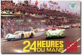 24 Hours Of Le Mans Origineel Print Poster Wall Art Kunst Canvas Printing Op Papier Living Decoratie 50x75cm Multi-color