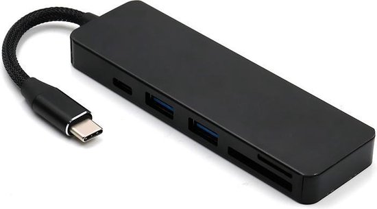 Lecteur de carte USB 3.0 2 en 1, Super Speed ​​5Gbps, prise en charge de la  carte SD / TF (noir)