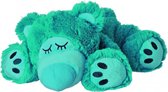 warmteknuffel beer 32 cm turquoise