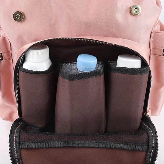 Buxibo 2-in-1 Luier- en Verzorgingstas - Baby Rug Tas met Isoleervak - Diaper Backpack Bag - Reis Rugzak Inclusief Buggy en Kinderwagen Haken - Grote Capaciteit - 23.8 Liter - Unisex/Jongens/ van Buxibo — afbeelding 3