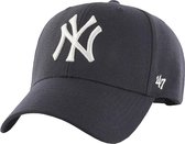 Brand '47 - MLB - Snapback - Baseball Cap - MVP - Wol - Logo Cap - New York Yankees - Verstelbaar - Volwassenen - Donkerblauw - One Size