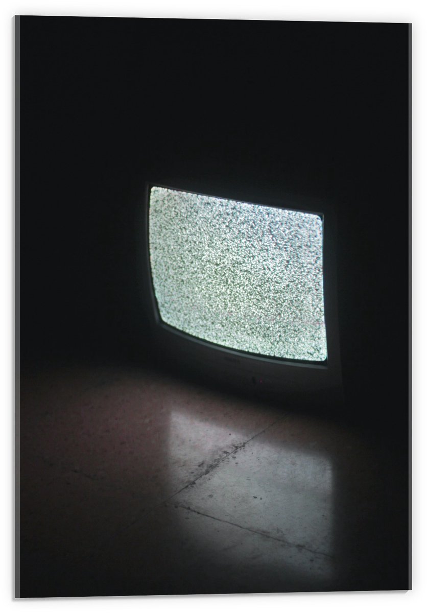 Acrylglas - Televisie zonder Beeld - 40x60cm Foto op Acrylglas (Wanddecoratie op Acrylglas)