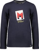Moodstreet  Jongens T-shirt Navy - Maat 86/92