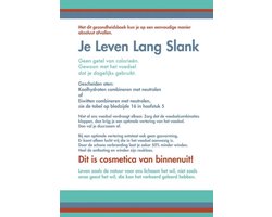 Omslag van Je Leven Lang Slank