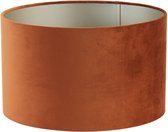 Light & Living Abat-jour cylindre VELOUR 30-30-21 cm - terra