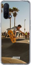 6F hoesje - geschikt voor OnePlus Nord CE 5G -  Transparant TPU Case - Let's Skate #ffffff