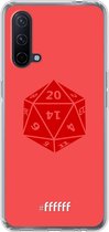 6F hoesje - geschikt voor OnePlus Nord CE 5G -  Transparant TPU Case - D20 - Red #ffffff