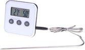 Temperatuurmeter Thermometer met LCD scherm en sensor voor in de keuken Koken 0-250 ℃ / HaverCo