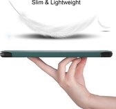 Tablet hoes geschikt voor Huawei MatePad Pro 10.8 (2021)- Tri-Fold Book Case - Donker Groen