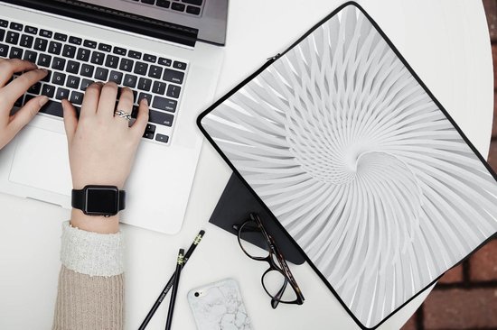 Housse pour ordinateur portable 13 pouces - Fond - Formes - Spirale - Housse pour ordinateur portable