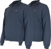 2 Pack Donnay sweater zonder capuchon - Sporttrui - Heren - Maat L - Donker blauw