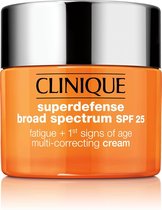 Bol.com Clinique Superdefense Broad Spectrum SPF 25 Fatigue + 1st Signs Of Age Multi-Correcting Cream - Dagcrème - 50 ml aanbieding