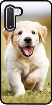 - ADEL Siliconen Back Cover Softcase Hoesje Geschikt voor Samsung Galaxy Note 10 Plus - Labrador Retriever Hond