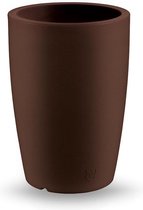 Bloempot Genesis, rond, H60 cm, bruin - VECA