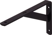 Wovar Plankdrager Zwart Metaal 100 x 150 mm | Per Stuk