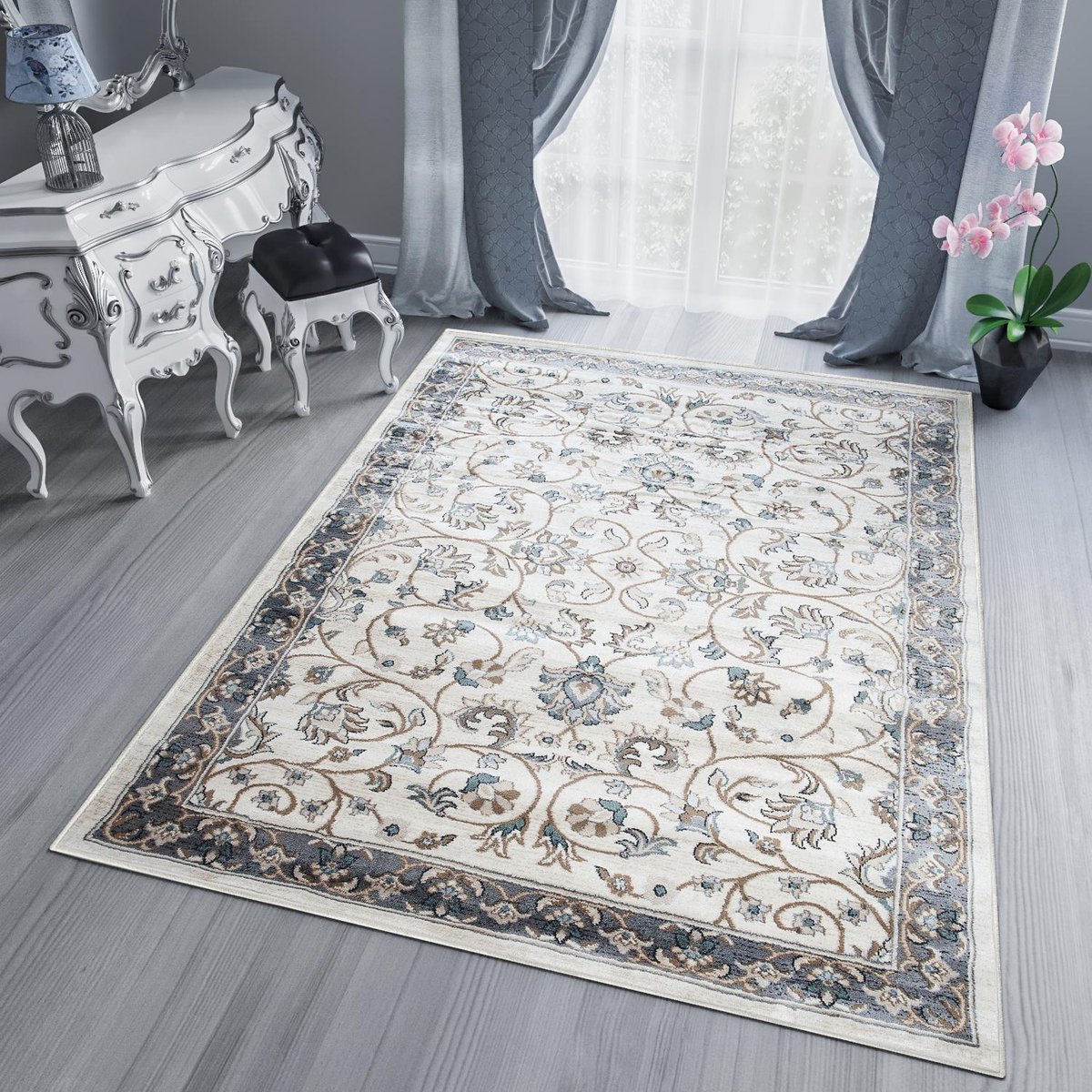 Tapiso Dubai Vloerkleed Beige Oriental Oosters Karpetten, foto 6