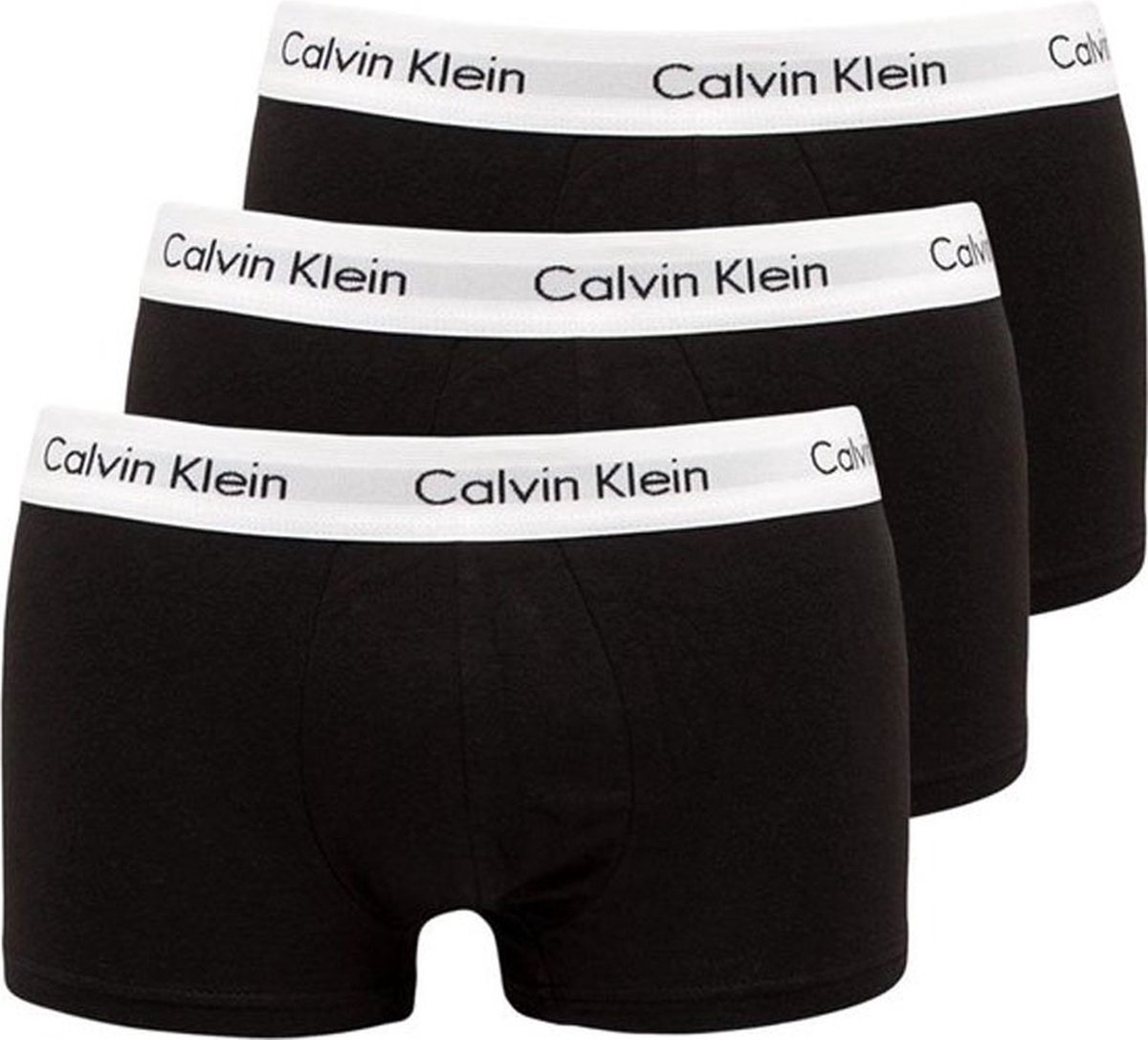 Calvin Klein 3-Pack Heren Boxershorts - Zwart - Maat XL | bol.com