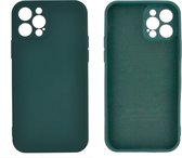 iPhone 8 Back Cover Hoesje - TPU - Backcover - Apple iPhone 8 - Donkergroen