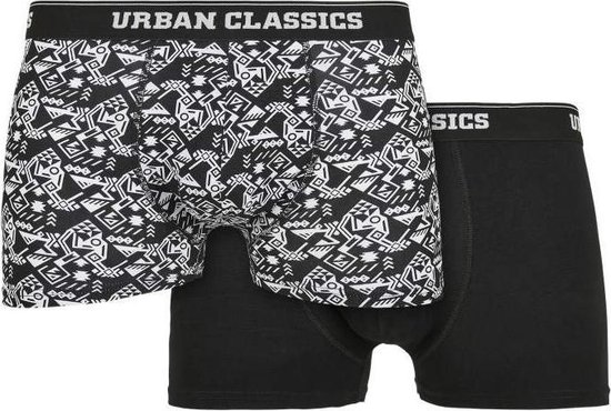 Urban Classics - Organic 2-Pack Boxershorts - XXL - Zwart