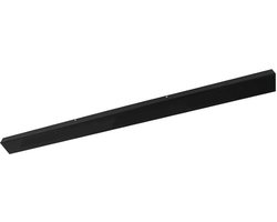 Freelight - Plafondplaat L 125 cm x B 8 cm - zonder gaten - zwart