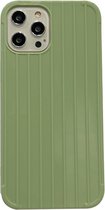 iPhone 12 Pro Max Back Cover Hoesje met Patroon - TPU - Backcover - Apple iPhone 12 Pro Max - Groen