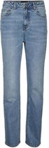 Vero Moda Jeans Vmdrew Hr Straight Jeans Gu384 Ga Noos 10265646 Light Blue Denim Dames Maat - W27 X L34