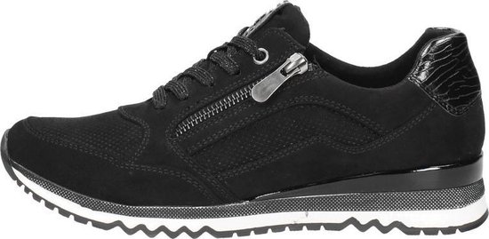 Zwarte sneakers Vegan van Marco Tozzi | BENT.be