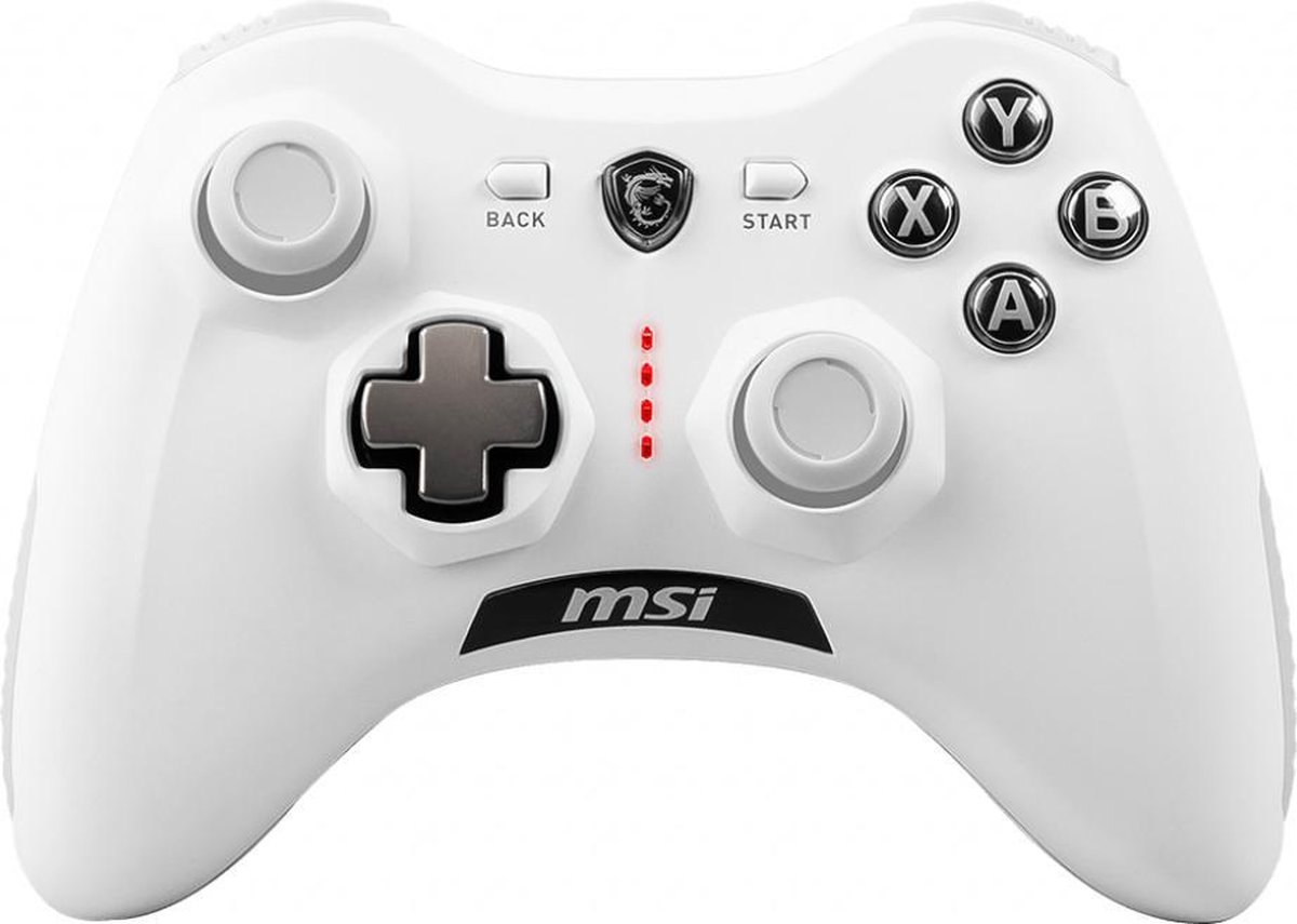 MSI S10-43G0040-EC4 game controller Wit USB 2.0 Gamepad Analoog/digitaal Android, PC