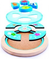 vormenpuzzel Deep Sea junior hout 9 stukjes