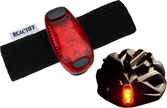Éclairage de casque réglable à LED | Feu arrière rouge | Lumière de  sécurité | Casque... | bol.com