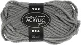 acrylgaren grijs 35 m. 50 gram