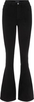 Pieces Broek Pchighskin Flared Pant Blc Noos Bc 17119933 Black Dames Maat - XL