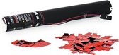 TCM FX - Confetti Kanon - Shooter - Confettikanon - Confettikanonnen - Elektrisch - 50cm red metallic - Party Popper