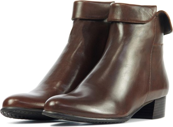 Everybody Enkellaarsjes Dames / Laarzen / Damesschoenen - Leer - 49146 -  Bruin - Maat 39 | bol.com