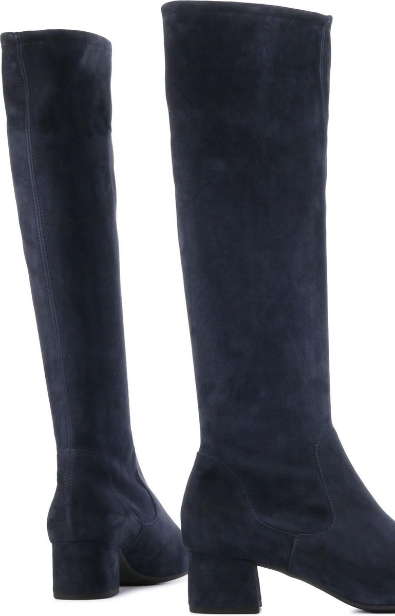 Peter Kaiser Vrouwen Suède Effen / Laarzen / Damesschoenen plus 91637 -  Blauw - Maat 36 | bol.com