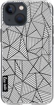 Casetastic Apple iPhone 13 mini Hoesje - Softcover Hoesje met Design - Abstraction Lines Print