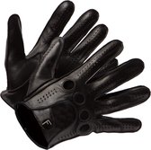 Driving gloves Heren - 100% Zacht schaapsleren handschoenen - F1 Handschoenen Auto Cabrio - Leren Race Handschoenen Volwassen - Touchscreen compatible - Cadeau voor autoliefhebber