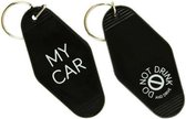 sleutelhanger My car zwart