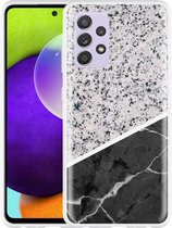 Hoesje Geschikt voor Samsung Galaxy A52s Marmer Mix