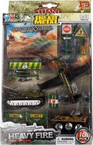 militaire speelset junior die-cast 1:64 groen 10-delig