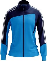 Masita | Trainingsjack Dames - Forza Sportvest - Warm bij Koud weer - Steekzakken - SKY/NAVY BLUE - 38