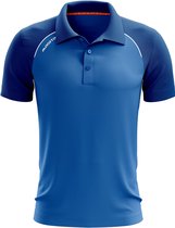 Masita | Polo Shirt Heren - Sportpolo - Korte Mouw - Padel Tennis Polo - Comfortabele & Stijlvol - Teamlijn Supreme - ROYAL BLUE - L