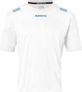 Masita | Sportshirt Dames Korte Mouw - Climatech Stevig & Ademend - Teamlijn Porto - WHITE/SKY BLUE - 44