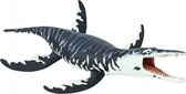 zeereptiel Kronosaurus junior 34 cm rubber zwart/wit