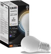Calex Slimme Lamp - Wifi LED Verlichting - E27 - Smart Lichtbron - Dimbaar - Warm Wit licht - 4,5W