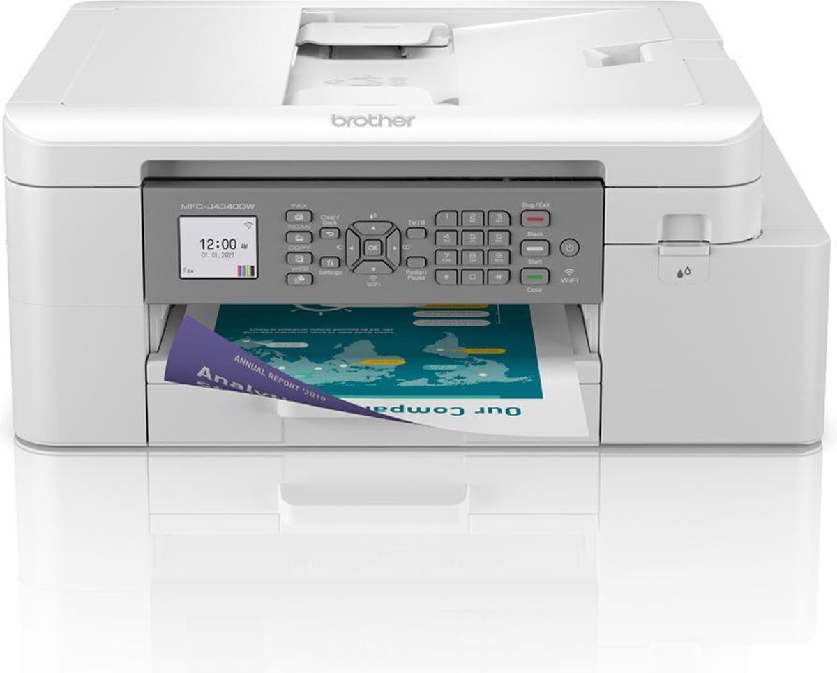 Voorspeller Leidinggevende Minst Brother MFC-J4340DW - All-In-One Printer met Fax | bol.com